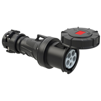 PCE 2359-6, CEE-Connector 60A 4P3W 6h IP69k UL Approved (PCE360C6W)